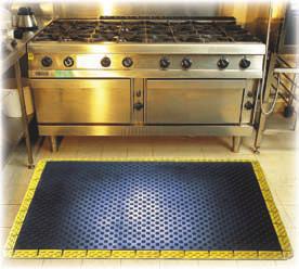 Specifications: Sizes Colour Safety Applications 900mm or 1200mm wide runner in any length Black with optional yellow highlighted OH & S border Bevelled edges to prevent tripping, easy to