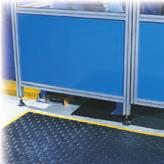 EURO-MAT 218 Combine comfort, durability and ease of cleaning into one package. Non-slip checker plate pattern looks great and offers a non-slip easy to clean surface.