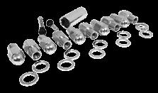 Lug Nuts & Install Kits Part Number Vehicle Description MSRP 92 Drag Star & 82 Pro Lite Deluxe Closed End Lug Kit Includes: 10 Lug Nuts, 10 Centered Washers, 2 Chrome Valve Stems, 2 Hub Rings, & 1