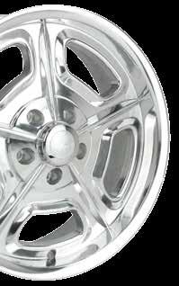 20x8.5 32 Mirage - Polished (P) Inspired by the El Mirage Salt Flat racing. This timeless design will look good on your 32 High Boy or 50s to 60s Musclecar.