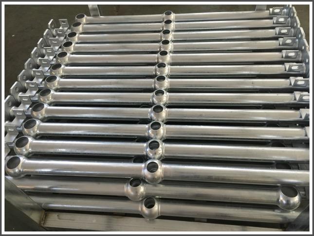stanchions, bends, pipe and kick plate or can be supplied in fully fabricated panels for even quicker site installation. For the fabrication of Tubular Handrail Stanchions.