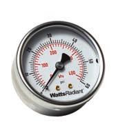 A manually-adjustable pointer can be used to track temperature or pressure changes.