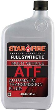Full Synthetic Multi-Vehicle ATF STARFIRE FULL SYNTHETIC MV ATF is a high performance multi-vehicle transmission fluid that is specially formulated for use in most high viscosity planetary gear