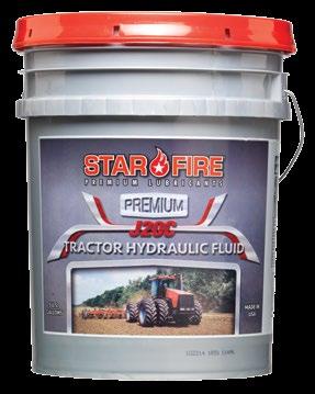 Premium J20C Tractor Hydraulic Fluid STARFIRE PREMIUM J20C TRACTOR HYDRAULIC FLUID is formulated with highly refined Group II base stocks for added resistance to thermal breakdown and utilizes the