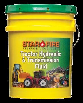 Universal Tractor Hydraulic & Transmission Fluid STARFIRE UNIVERSAL TRACTOR HYDRAULIC & TRANSMISSION FLUID is formulated with highly refined base stocks for added resistance to thermal breakdown.