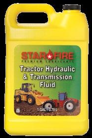STARFIRE Universal Tractor Hydraulic & Transmission Fluid is designed for use in a variety of farm equipment, off-highway machinery, industrial tractors, final drives, power take-off units, wet