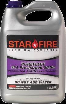 Purefleet SCA Precharged Antifreeze/Coolant STARFIRE PUREFLEET SCA PRECHARGED ANTIFREEZE/COOLANT is a premium, virgin, ethylene glycol-based heavy duty product that is designed for use in ANY