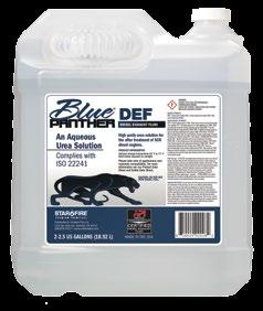 Blue Panther DEF BLUE PANTHER DEF is a mixture of 32.5% high purity urea and 67.5% deionized water that is used in Selective Catalytic Reduction (SCR) systems on diesel engines.