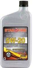 Full Synthetic Motor Oils STARFIRE FULL SYNTHETIC MOTOR OILS are premium quality 100% synthetic motor oils formulated from superior synthetic base oils and carefully selected advanced additive