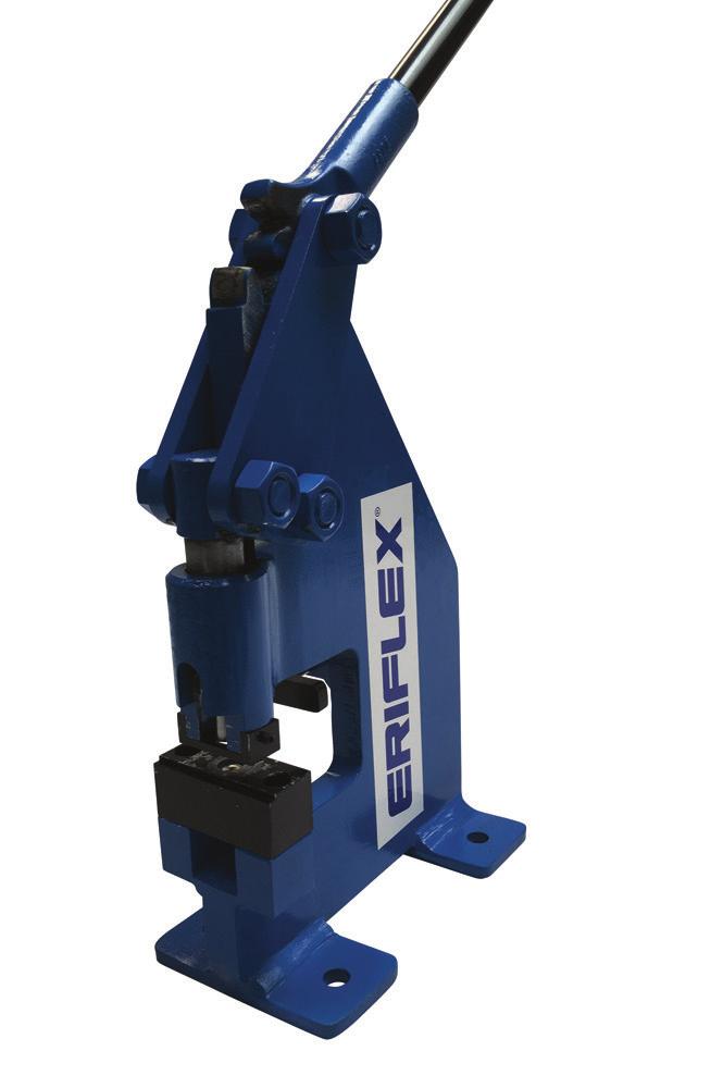 Removable handle Portable tool can be used on the jobsite or attached to a workbench RoHS compliant Article No Part Number Busbar thickness Depth Height Width 559152 MFPT 6 mm Max 240 mm 450 mm 110