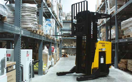 7kW Drive motor Narrow Aisle Forklift Max Height 4 mt.