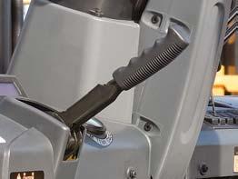 vibration and reduces noise generated from the exhaust