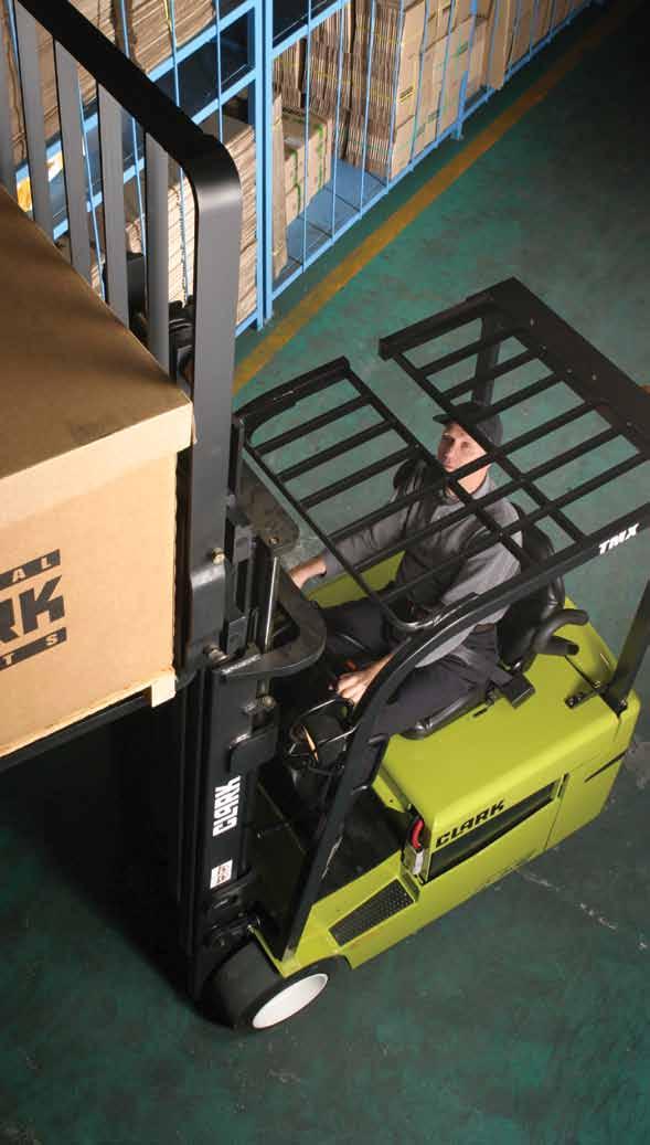 THE FORKLIFT Worldwide, CLARK has one of the broadest