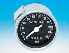 169012 Tachometer HANDLEBAR MOUNTED TACHOMETER This 6200 RPM tachometer is a direct replacement for the Original Equipment part fitted to Sportster models from 85 thru 93.