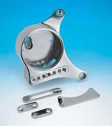 Speedo Mount CHOPS 76 ROCKER BOX MOUNTED SPEEDO BRACKETS These Speedo brackets are a perfect Italian design. Perfectly machined and perfectly finished they are the finishing touch of your bike.