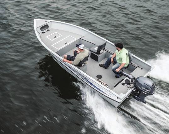 MAXIMUM HP 60 OVERALL LENGTH 16'6" BEAM 82" COLORS PEWTER HULL WITH RED GRAPHIC PEWTER HULL WITH BLUE
