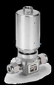 Leakage Across the seat End Connections Cv value Direction Surface Finish Ra (Ave)-Standard Direct-seal metal-diaphragm valve manually &