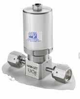 HP SERIES HIGH PRESSURE DIAPHRAGM VALVES HP20 SERIES SPECIFICATIONS Structure Pressure Temperature Leakage: Inboard Leakage Across the seat