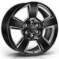 LPO wheel selected (dealer-installed) NZQ Wheels, 20" x 9" (50.8 cm x 22.9 cm) Black-painted aluminum RD3 Wheels, 20" x 9" (50.