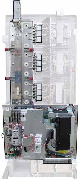 Chapter 2 Basic Component Removal Procedures Overview Component removal procedures detailed in this chapter are located on the Stacking Panel and Transitional Busbar assemblies highlighted below.