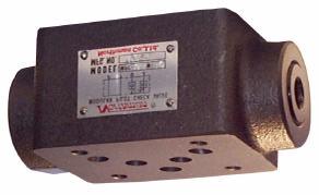 DIRECTIONAL CONTROLS MODULAR PILOT CHECK VALVE MPC 03 SERIES SYMBOLS MPC-03A MPC-03B MPC-03W HOW TO ORDER MPC - 03 W - 30 DESIGN NUMBER FUNCTION CONTROLLED PORT A : A PORT B : B PORT W : A&B PORT