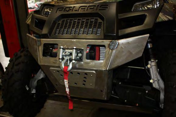 Align the bumper slotted holes with the hole in the Ranger frame and stick your bolt through from the underside.