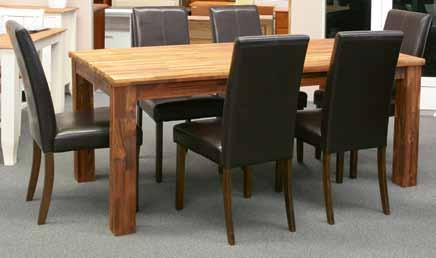 NORMALLY 1093 799 294 Just attach legs Fully Asse mbled 7 PCE DINING SUITE Featuring upholstered chairs.