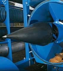 It is capable of moving up to 8,000 bushels per hour in wheat and corn, or up to 8,500 bushels per hour in canola.