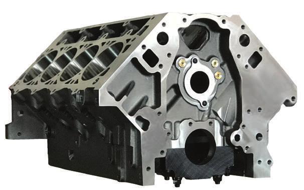 CHAMPIONSHIP ENGINE COMPONENTS MADE IN THE USA 52 FULL SKIRT DESIGN Designed for high performance and heavy duty applications, the SHP LS Next PRO is the NEXT-LEVEL PERFORMANCE block for hot