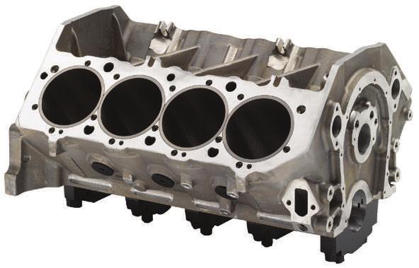 Conventional configuration that retains all production dimensions for compatibility with standard components. Advanced engineering makes Dart Aluminum big blocks the choice for serious competition.