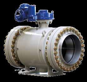 Ball Valve with Flange or Weld Ends 18-48 DN 450-1200, ANSI Class 900 PN 160* Standard Materials: Body: TSTE 355N/P355 NL1; ASTM A350 LF2; ASTM A694 Ball: ASTM A350 LF2; ASTM A182; ASTM A694; ENP or