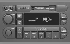 AM-FM Stereo with Cassette Tape Player and Automatic Tone Control (If Equipped) Playing the Radio PWR-VOL: Press this knob to turn the system on and off. To increase volume, turn the knob clockwise.