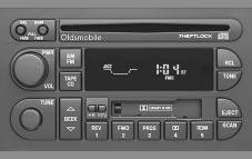 AM-FM Stereo with Cassette Tape and Compact Disc Player with Automatic Tone Control (If Equipped) Playing the Radio PWR-VOL: Press this knob to turn the system on and off.