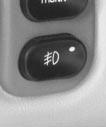 Fog Lamps (If Equipped) The button for your fog lamps is below the TRUNK button on your instrument panel.