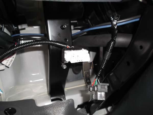 ITC and EMS Modules Installation Remove the lower dash panel below the steering column and find a suitable location to mount the modules.