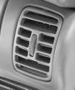 Adjust the direction of airflow by moving the louvered vents.