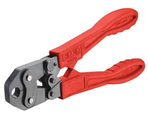 1 2" and 3 4" Close Quarters PEX Crimp Tool SPECIFICATIONS Available sizes: 1 2", 3 4", 1" and 1 2" and 3 4" combo tool. Easily adjustable lock screw for tool calibration.