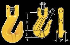 65 22-8 41 172 24 26 110 CLEVIS GRAB HOOK Stock WLL Weight A