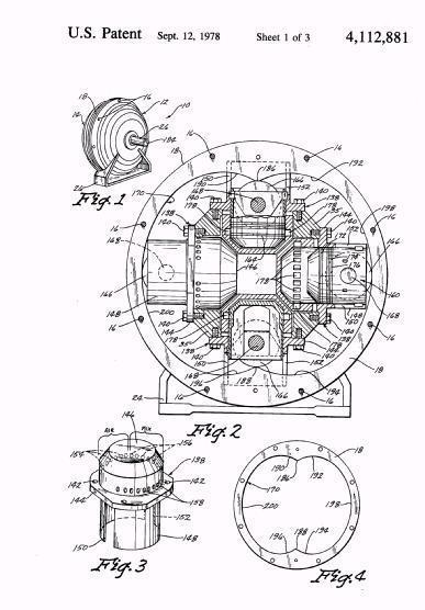 F01B 13/061 {the connection of the pistons with the actuated or actuating element being at the