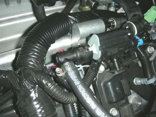 assembled onto the 3/8 T and onto the 3/8 PCV hose that was installed