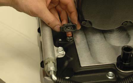 it into the MAP Sensor port on the driver side/rear/top of the supercharger intake manifold.