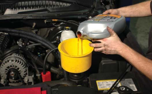Refi ll your radiator system with a 50/50 mixture of coolant and