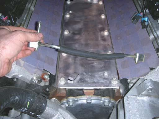 Remove the coolant hose from the vent pipe.