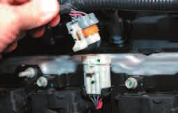 45. Disconnect the two ignition coil pack connectors.