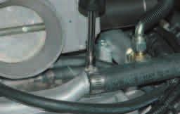 Attach the L shapped hose to the pump outlet barb and the heat exchanger inlet barb using