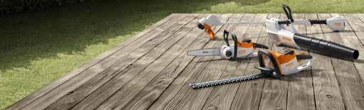 inter 2018 STIHL COMPACT CORDLESS POER SYSTEM DESIGD FOR MEDIUM AND LARGER GARDENS. Quiet and Lightweight range of tools offering plenty of power, ease of use and the usual STIHL quality.