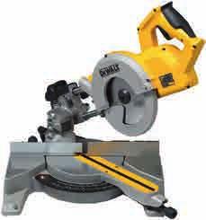 COMPOUND MITRE SAW The ultimate compact dual bevel Slide Mitre Saw from DEWALT.
