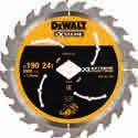 23 83 6600 rpm 50% MORE CUTS PER CHARGE* XR FLEXVOLT 230MM BONDED WHEEL for use with the DCS690 has a high performance ceramic grain with high density grain concentration to produce faster cuts at