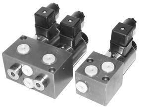 Hydraulic components - Directional control valves 3/2 WAY DIRECTIONAL VALVES KVC (NG 4) NG 4 Up to 160 bar [2 320 PSI] Up to 16 L/min [4.2 GPM] Plug-in connector for solenoids to ISO 4400.