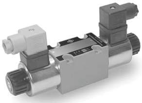 Hydraulic components - Directional control valves 4/2, 4/3 WAY DIRECTIONAL VALVE KV-3KO (NG 6) NG 6 Up to 250 bar [3 625 PSI] Up to 40 L/min [10.